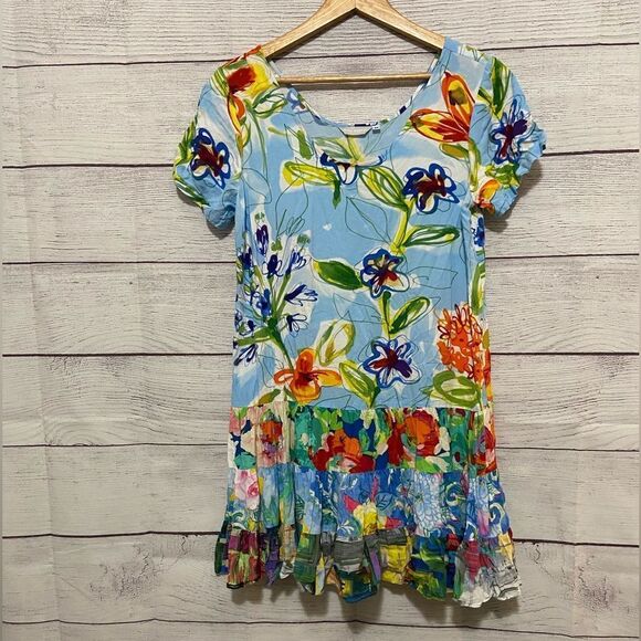 Jams World Dresses & Skirts - Jams World Floral Tropical Shift Dress size M